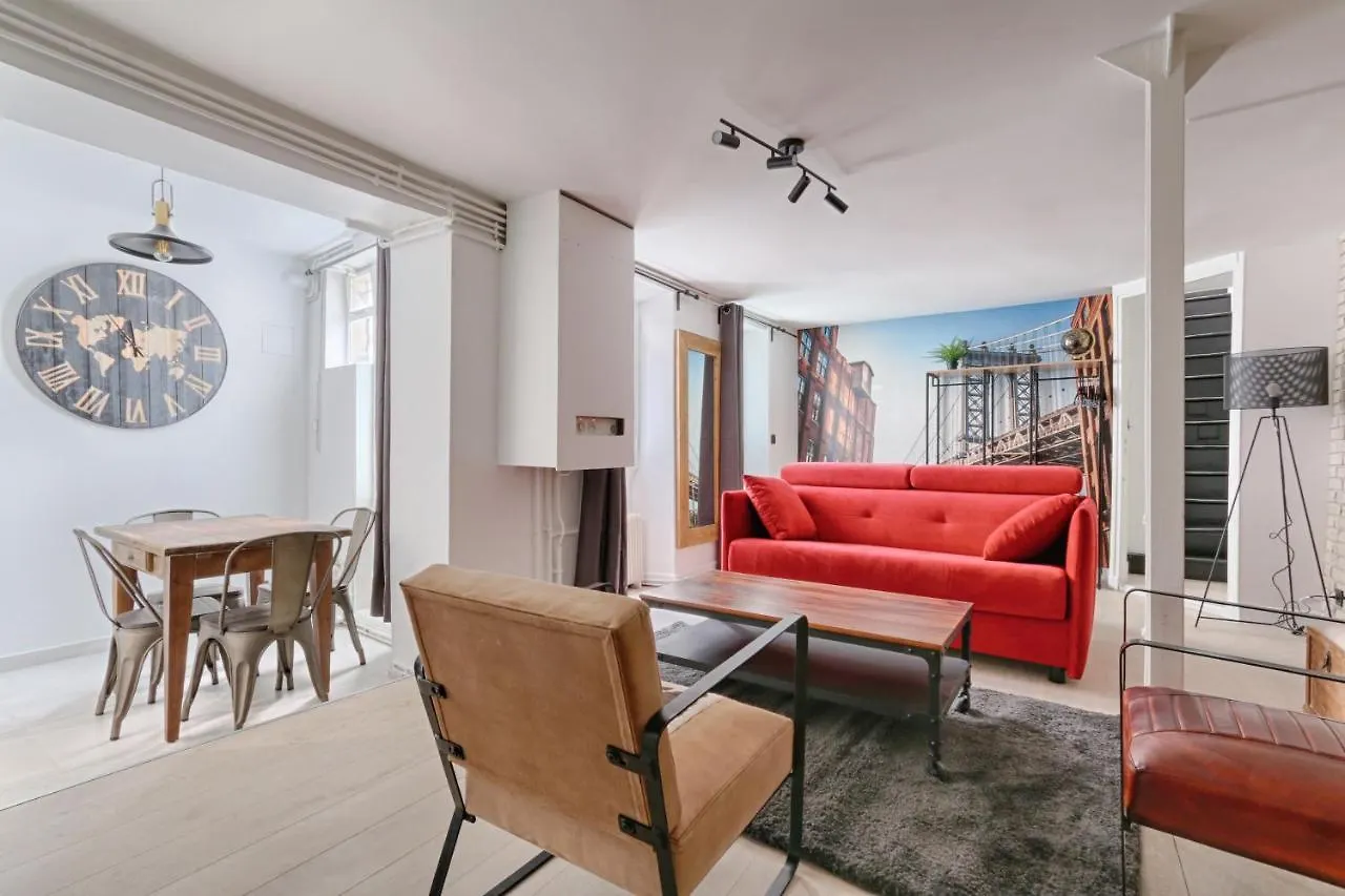 Stylish Duplex 4P - Bastille/Gare De Lyon Париж Апартаменты