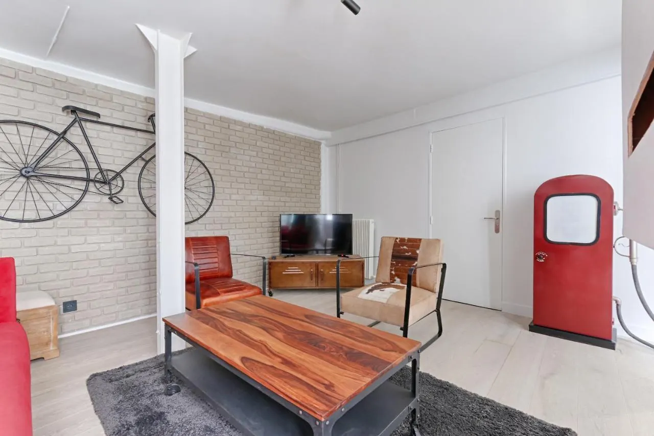 Stylish Duplex 4P - Bastille/Gare De Lyon Париж 0*,  Франция