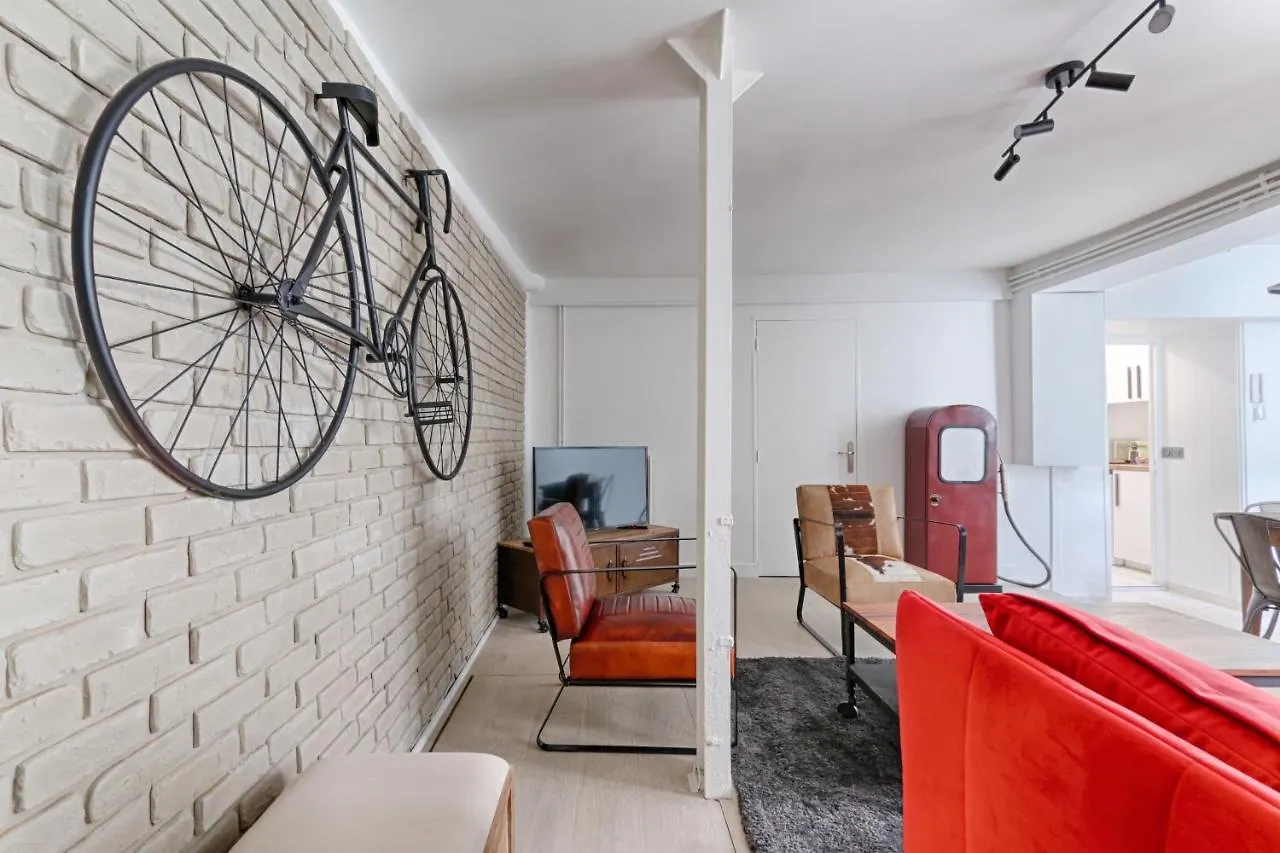 Stylish Duplex 4P - Bastille/Gare De Lyon Париж Апартаменты